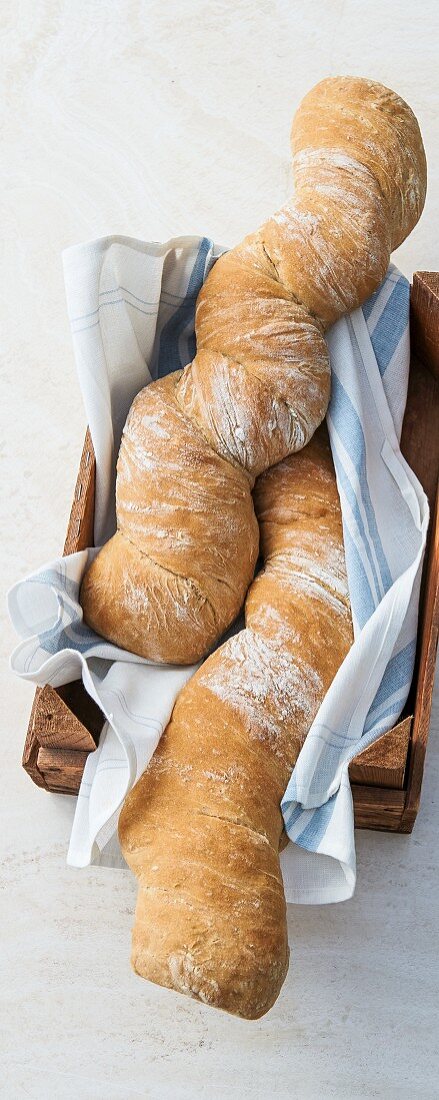 Barley bread, shaped