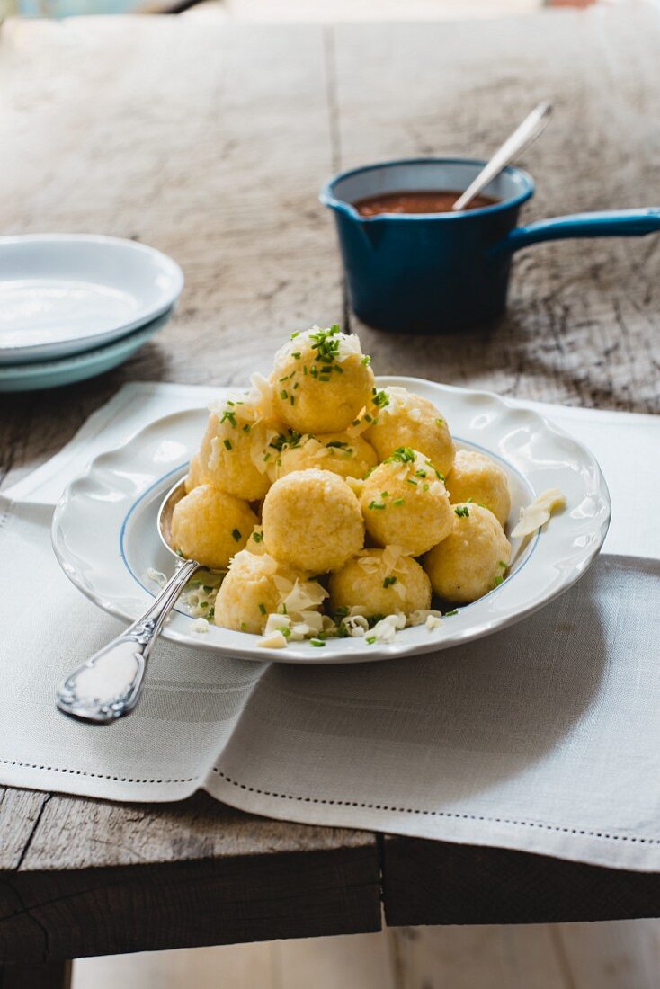 Polenta dumplings