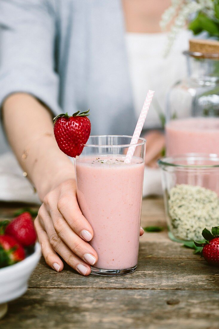 Strawberry Banana Smoothie