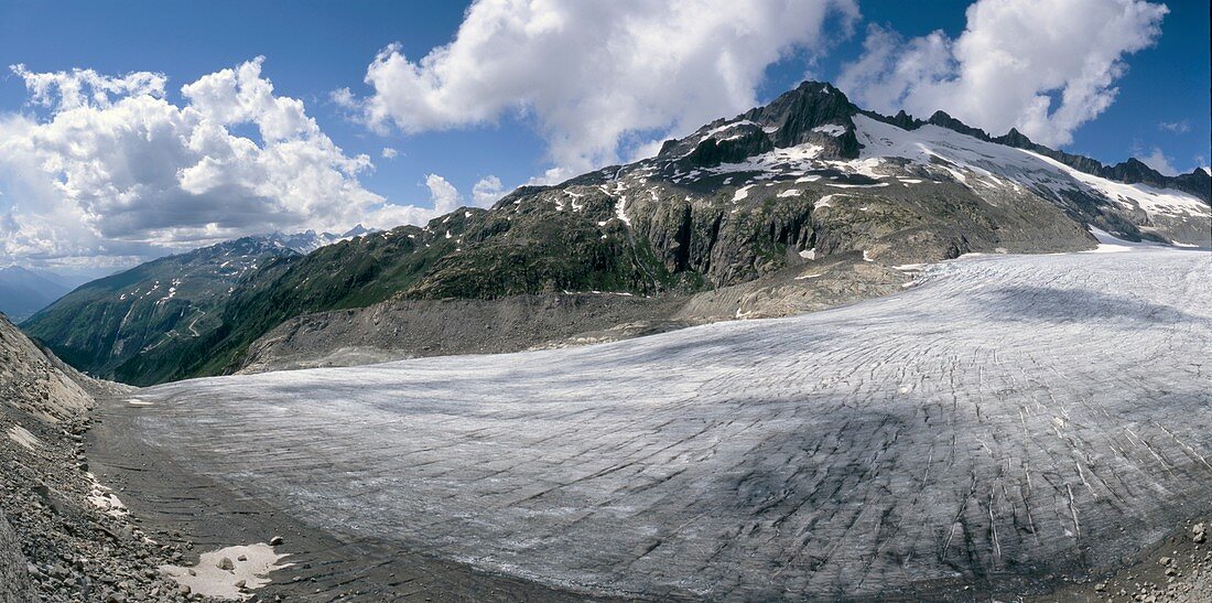 Rhone glacier tongue, Switzerland, 2004