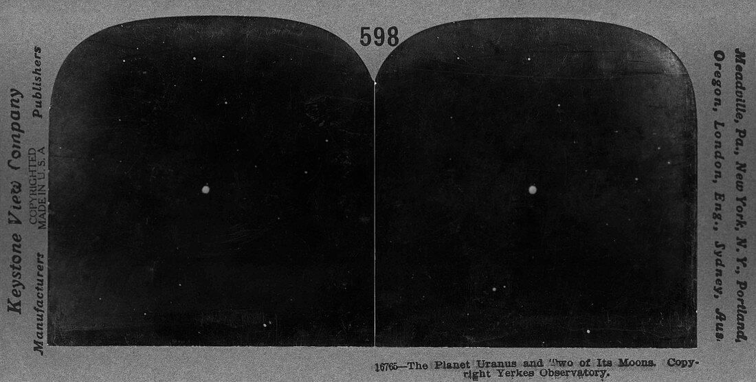 Uranus in 1910s, stereoscopic card