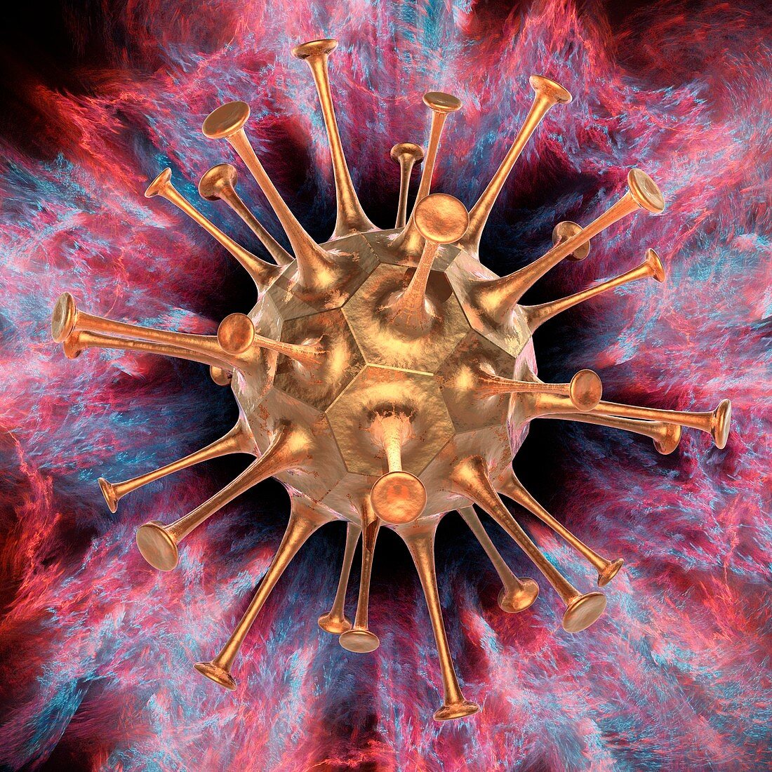 Artificial nano-virus