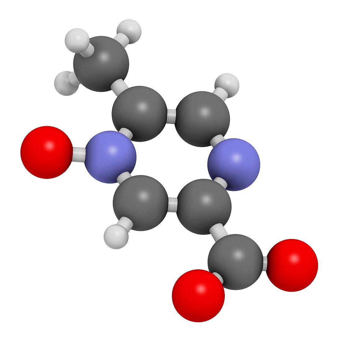 Acipimox hypertriglyceridemia drug molecule