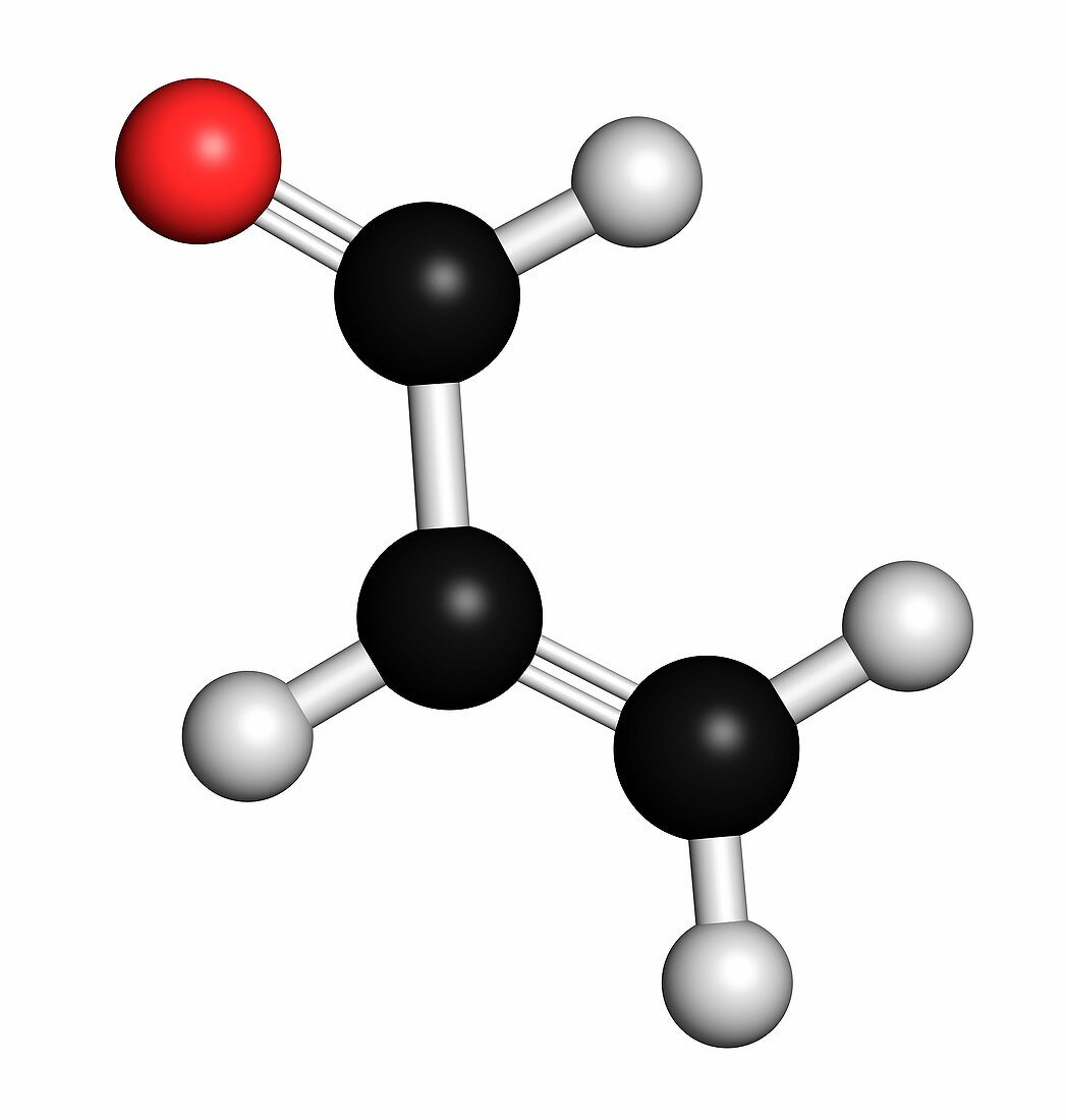 Acrolein or propenal molecule