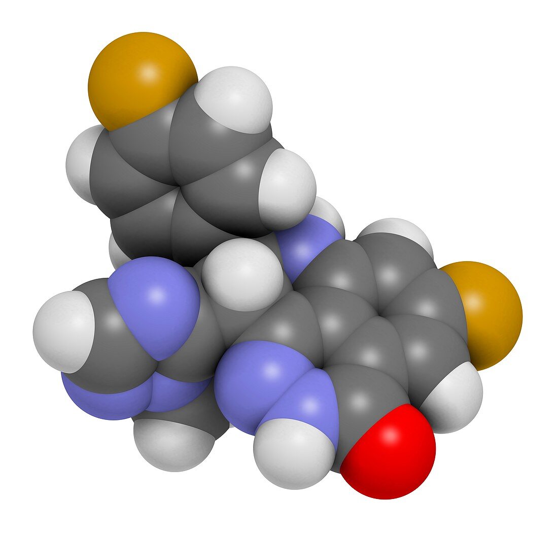 Talazoparib cancer drug molecule