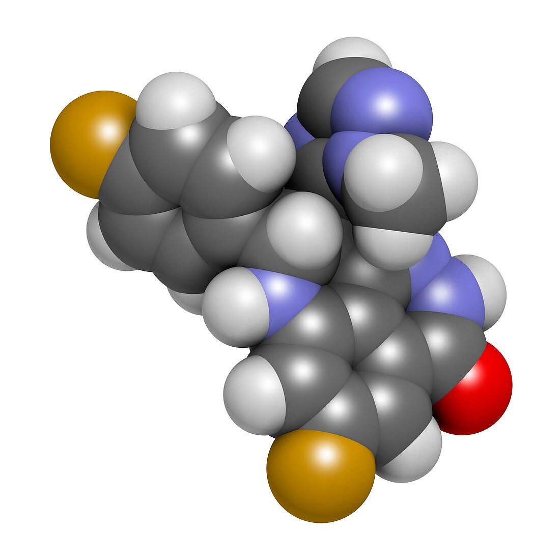 Talazoparib cancer drug molecule