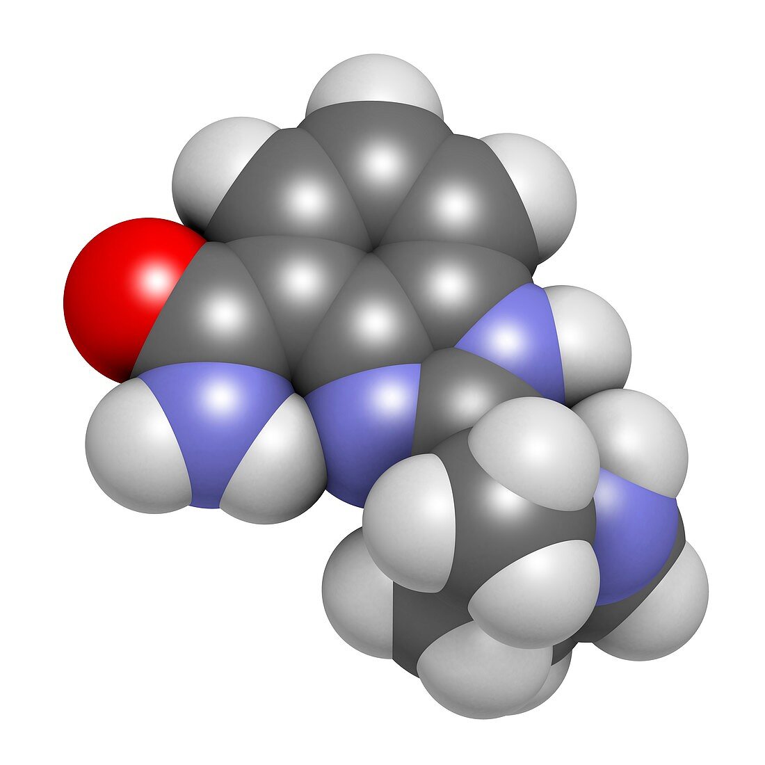 Veliparib cancer drug molecule