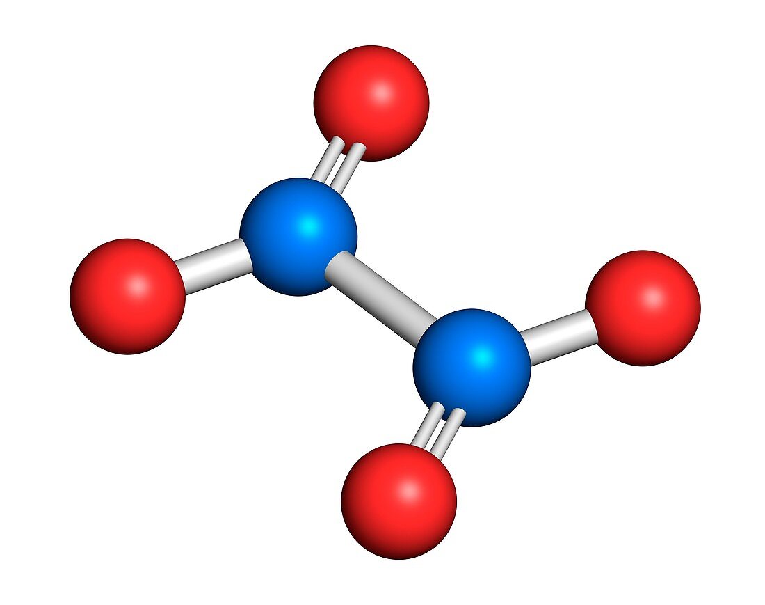 Nitrogen tetroxide molecule