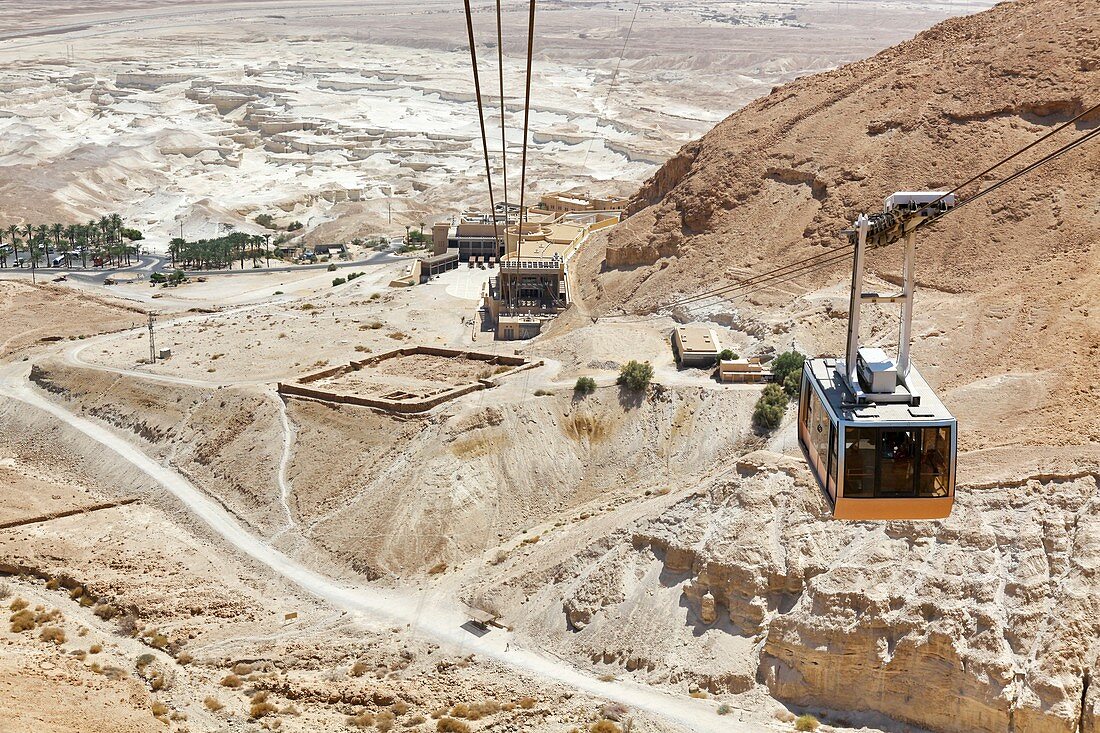 Cable car, Masada, Israel