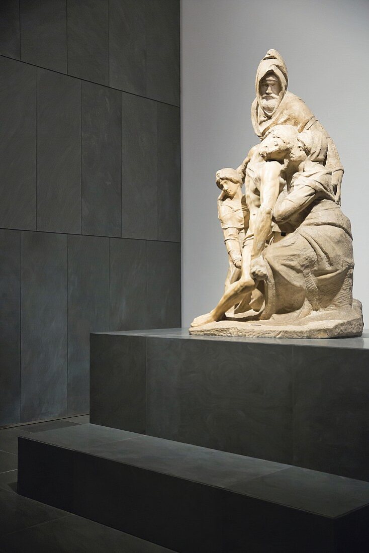 'Pieta' by Michelangelo in the Cathedral Museum, Florence, Italy