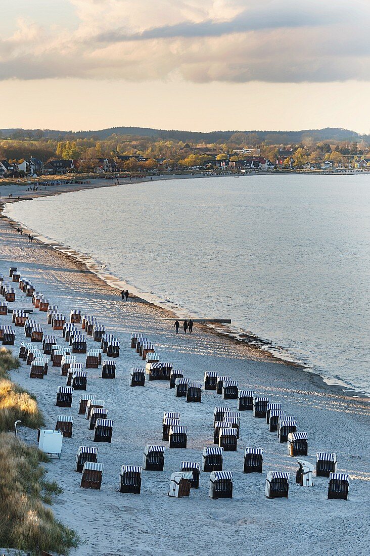 Scharbeutz beach in Schleswig-Holstein, Germany