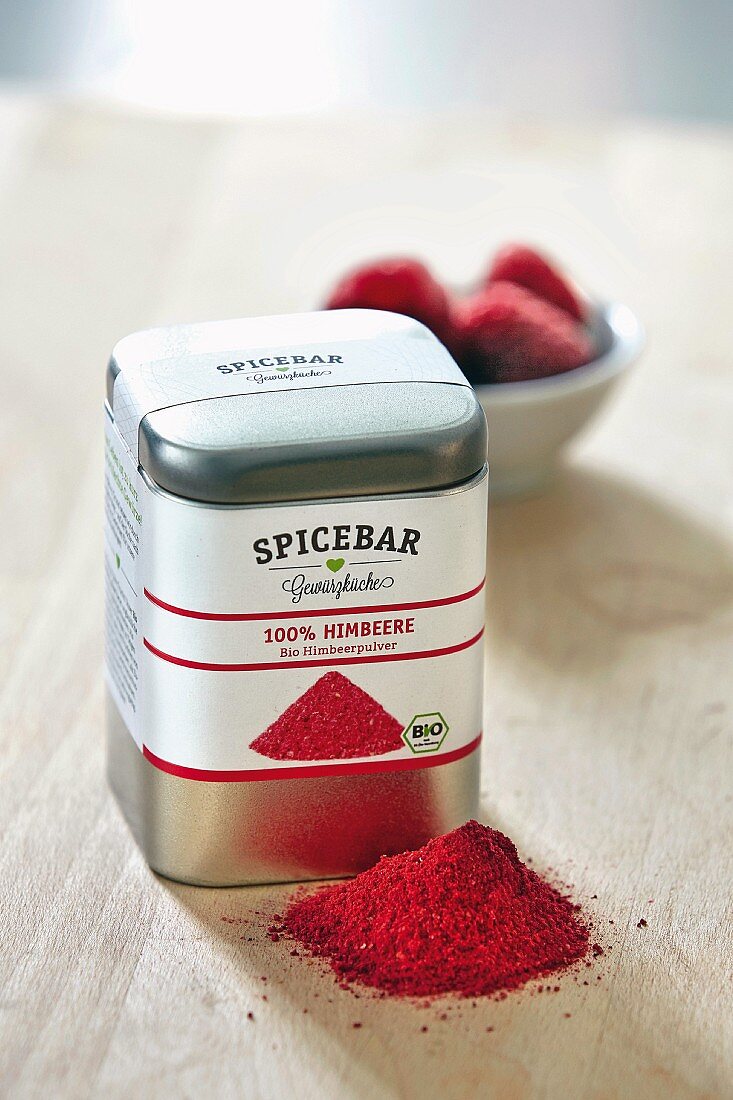 Organic raspberry powder