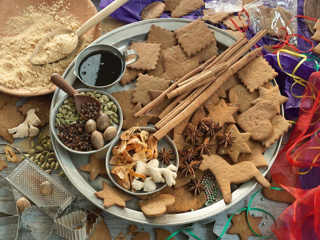 Gingerbread cookies and gingerbread spices