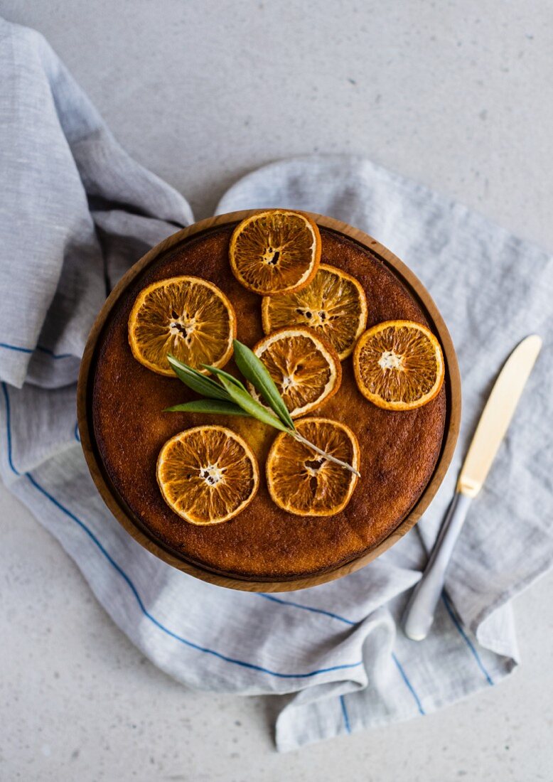 Orangen-Polenta-Kuchen