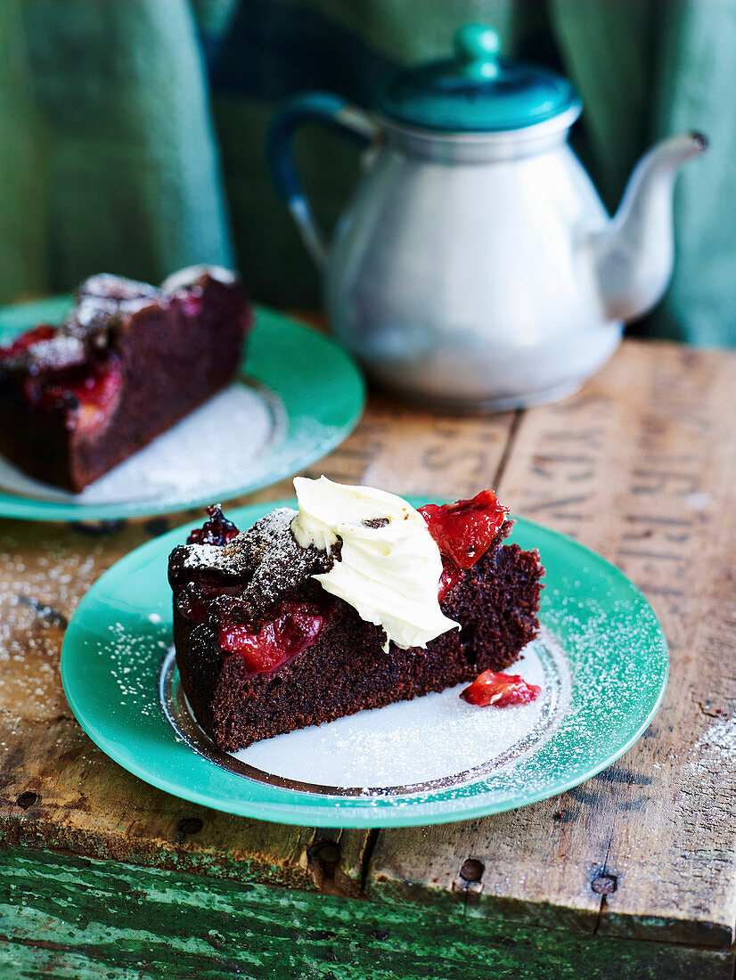 Spiced Plum cake