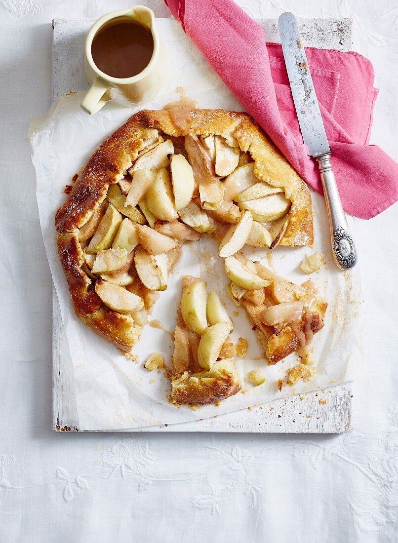 Apple and Pear Free-Form Tart
