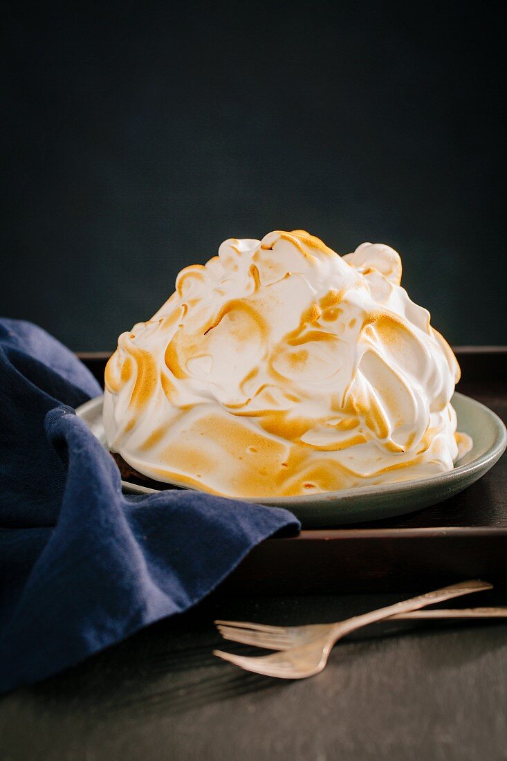 Baked Alaska mit Schokolade