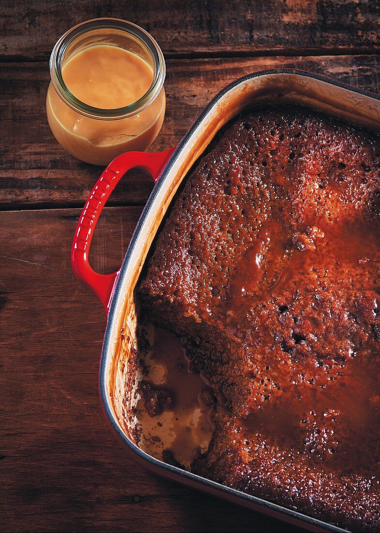 Malva pudding with Irish coffee