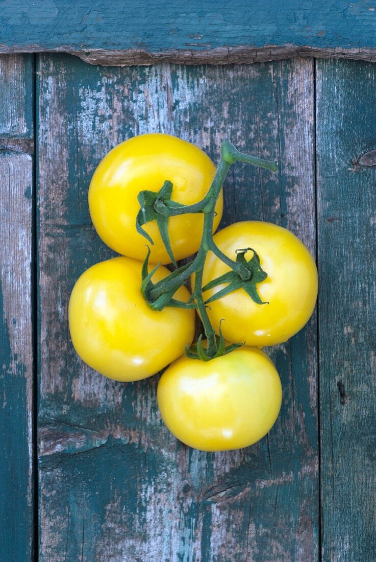 Yellow heirloom tomatoes