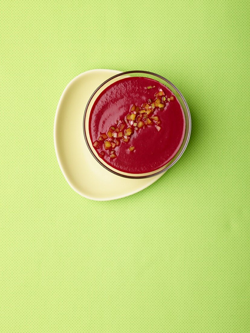 Rote-Bete-Gazpacho