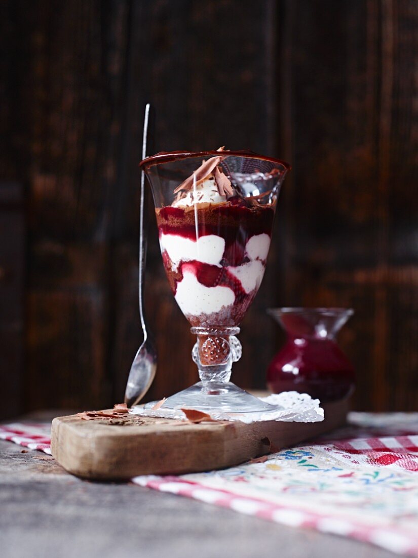 Black Forest Cherry Trifle