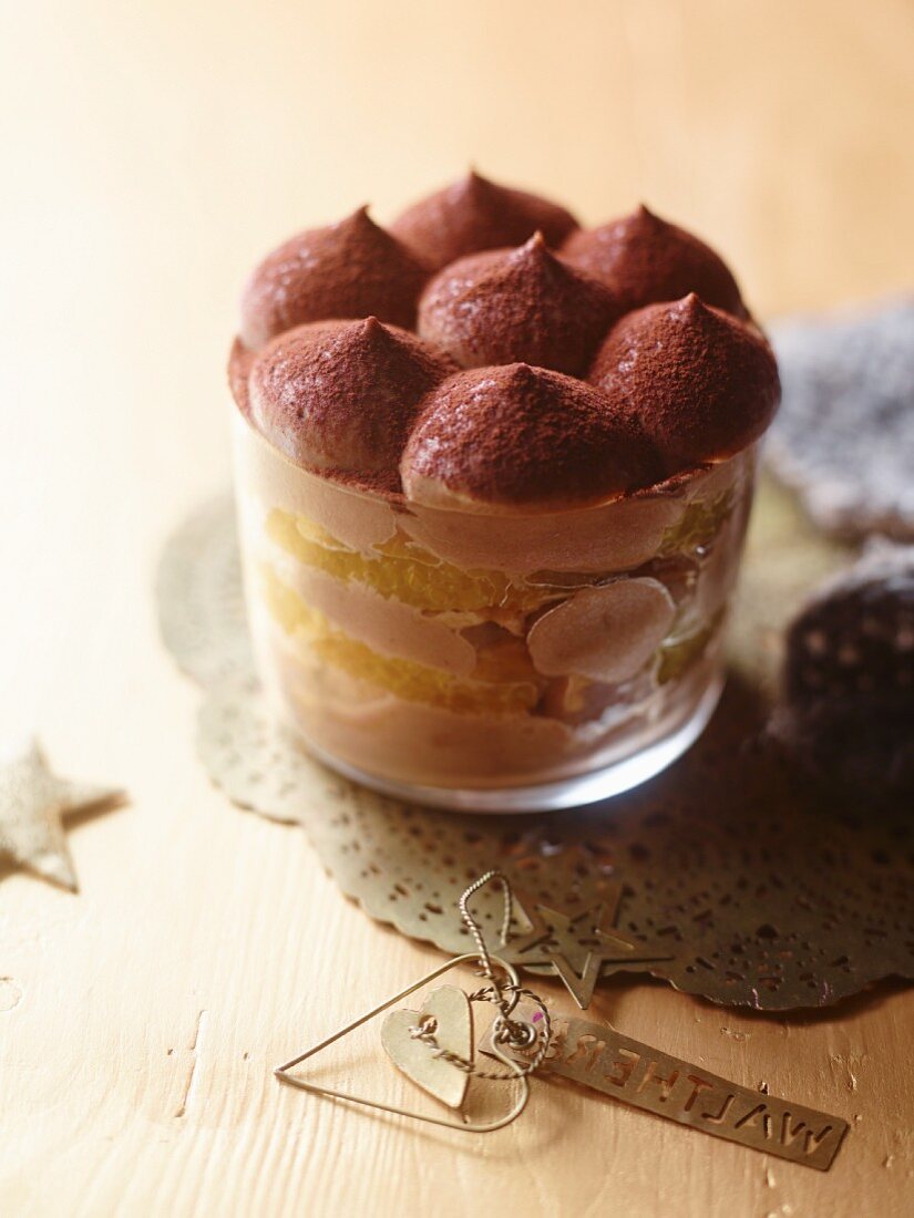 Gingerbread and orange tiramisu