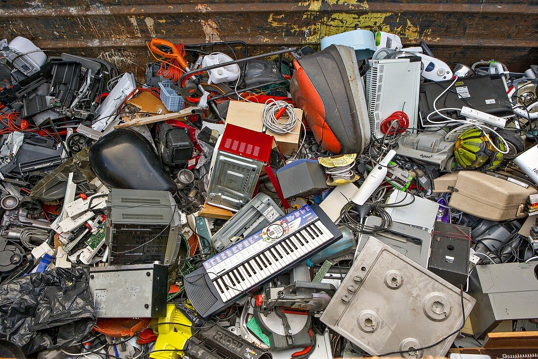 Recycling centre, UK