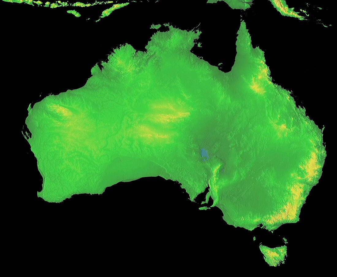 Australia, GLOBE map