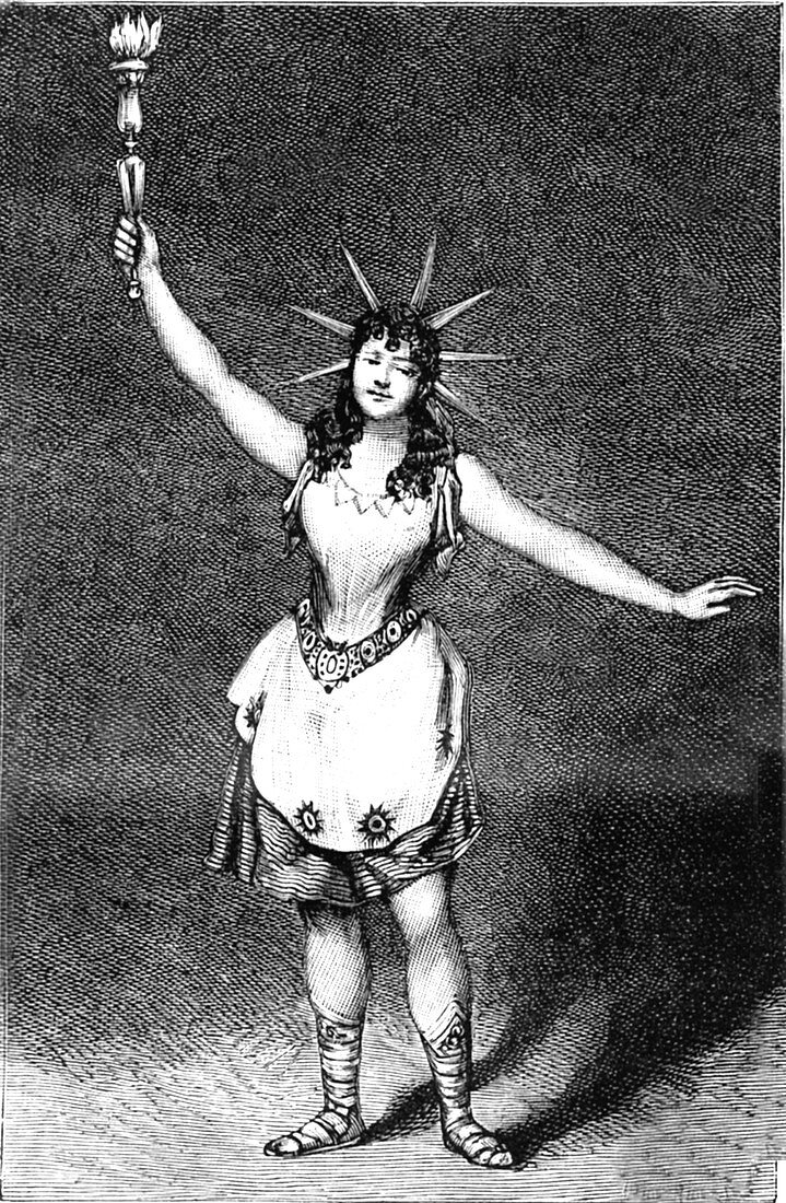 19th Century production of 'Ascanio', illustration