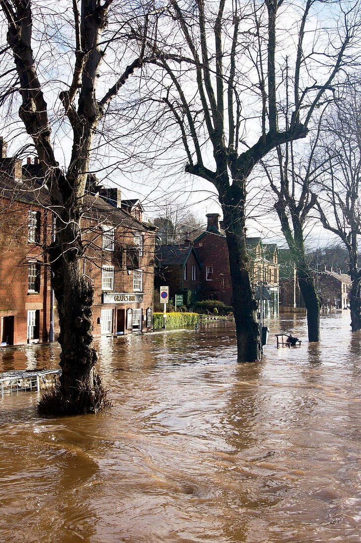 Flooding, Cumbria, UK
