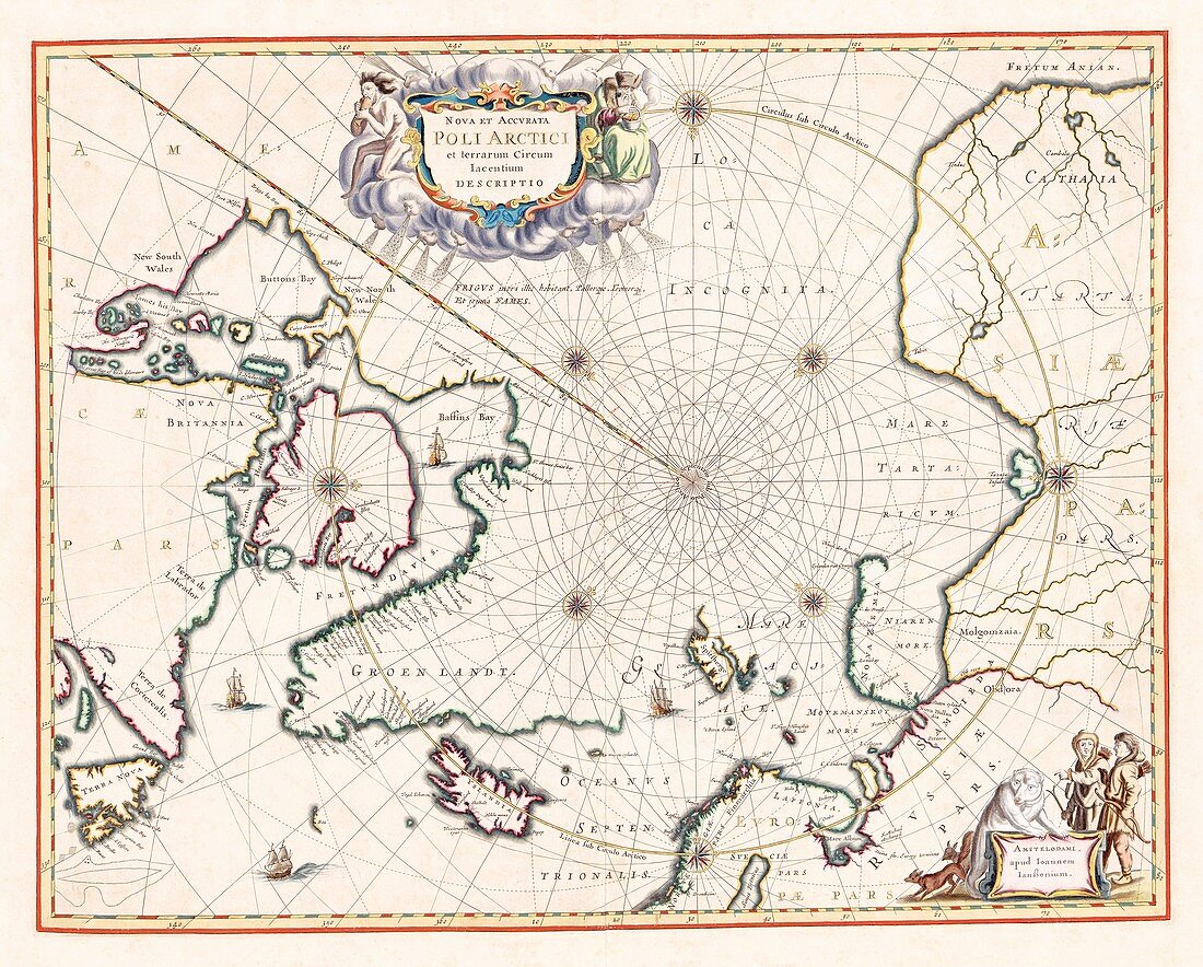 Arctic regions, 1650s