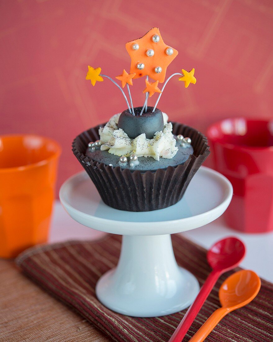 Cupcake zur Bonfire Night