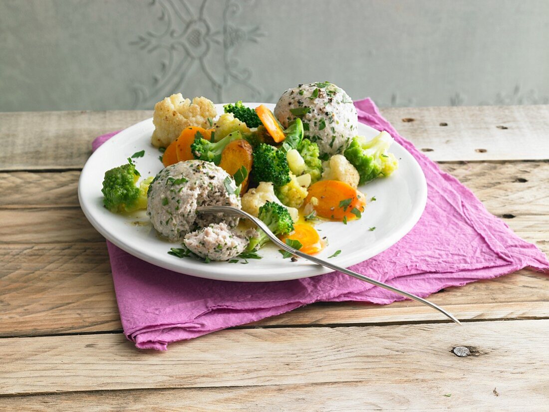 Meatballs with vegetables