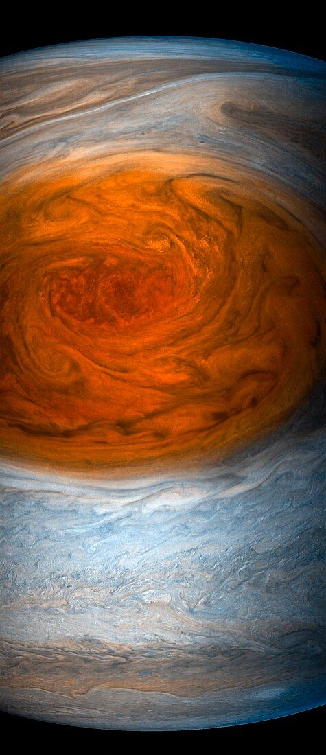 Jupiter's Great Red Spot, Juno image