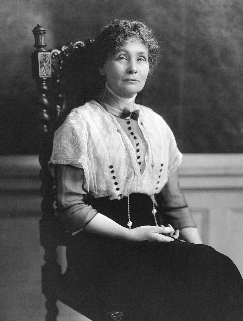 Emmeline Pankhurst, British suffragette leader