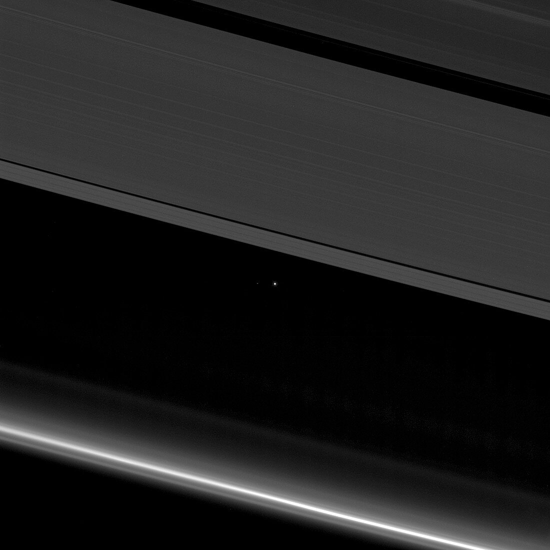Earth from Saturn, Cassini image
