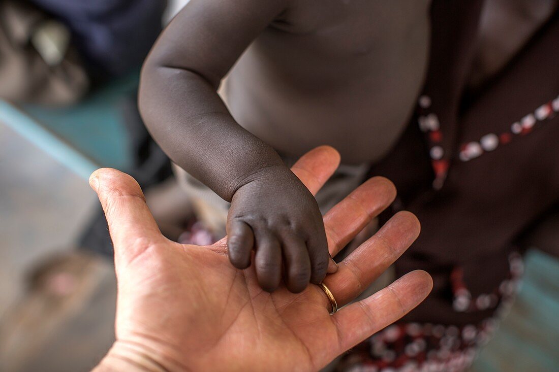 Child's hand