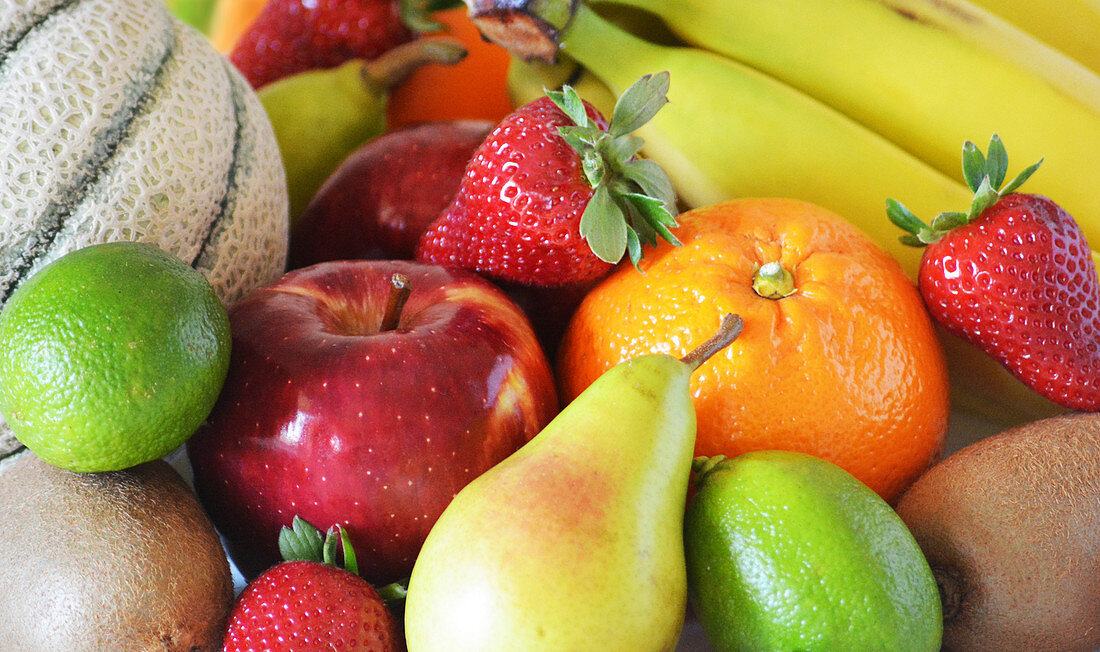 Selection of fresh fruit