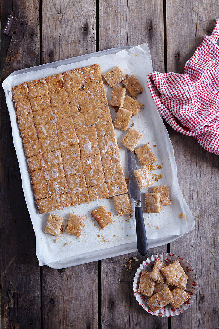 Basler Leckerli (hard spiced biscuit from Basel, Switzerland)