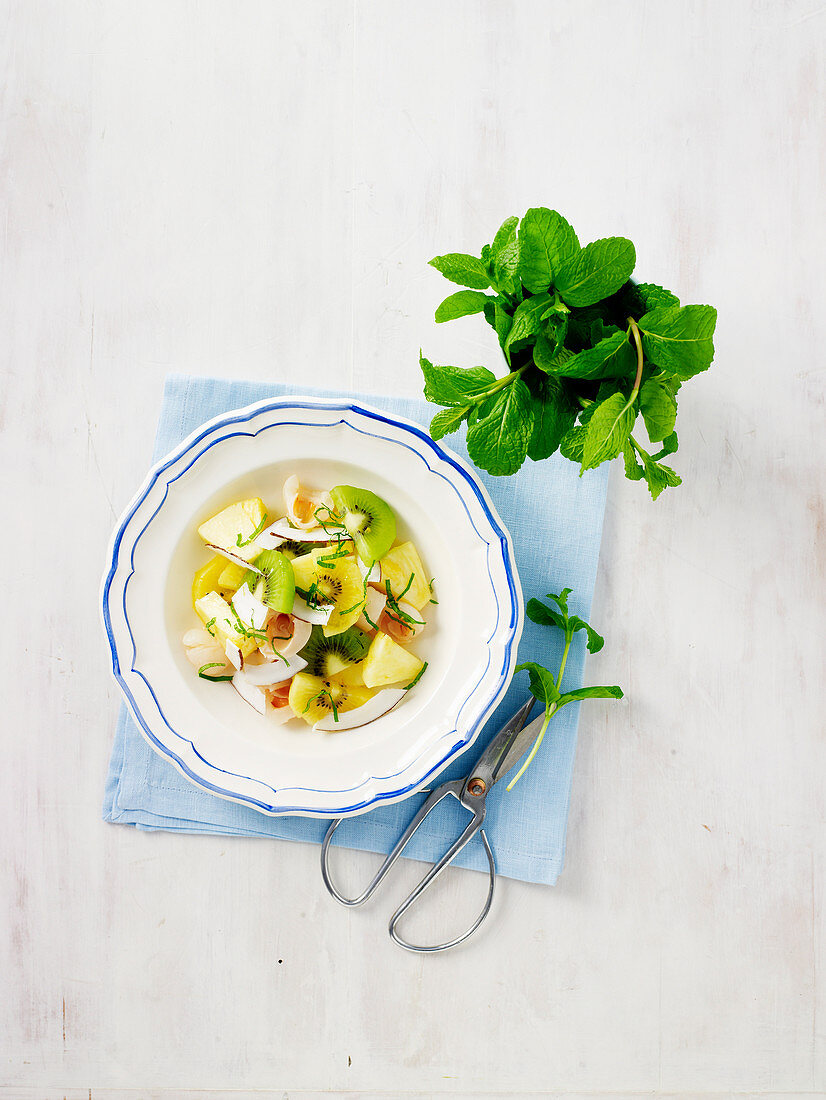 Tropical Salad with Lime and Ginger Salad