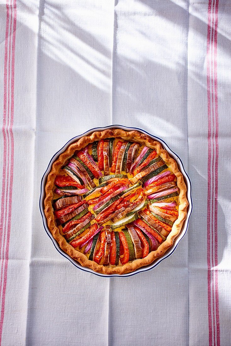 Tarte Au Tian mit Gemüse (Frankreich)