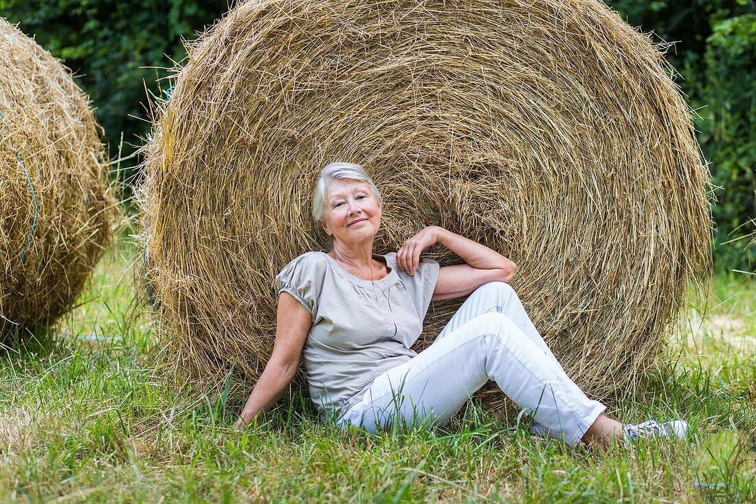 Woman in a field