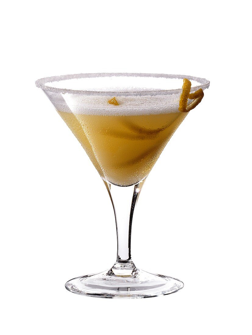 Bacardi Crusta im Cocktailglas