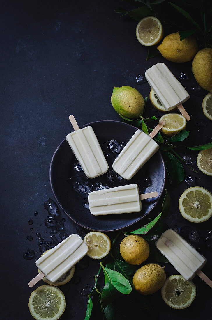 Lemon Popsicles