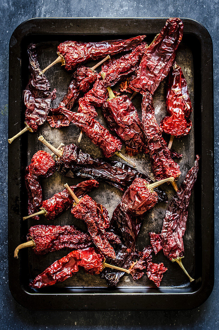 Dried peppers Peperoni Cruschi