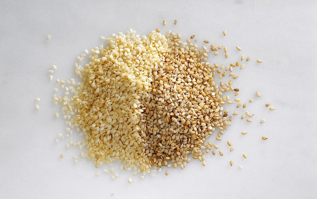 Whole and Shelled Sesame Seeds