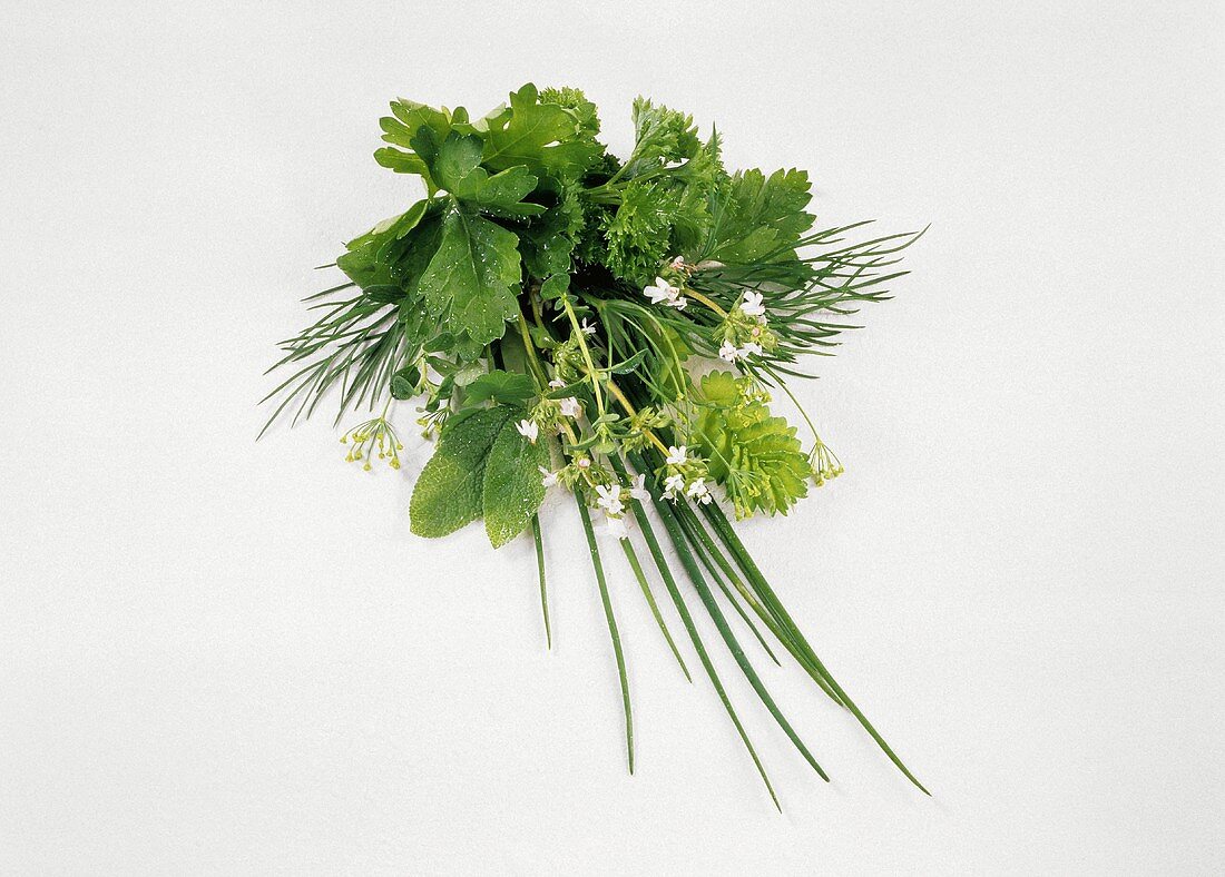 Small Herb Bouquet From Assorted Herbs
