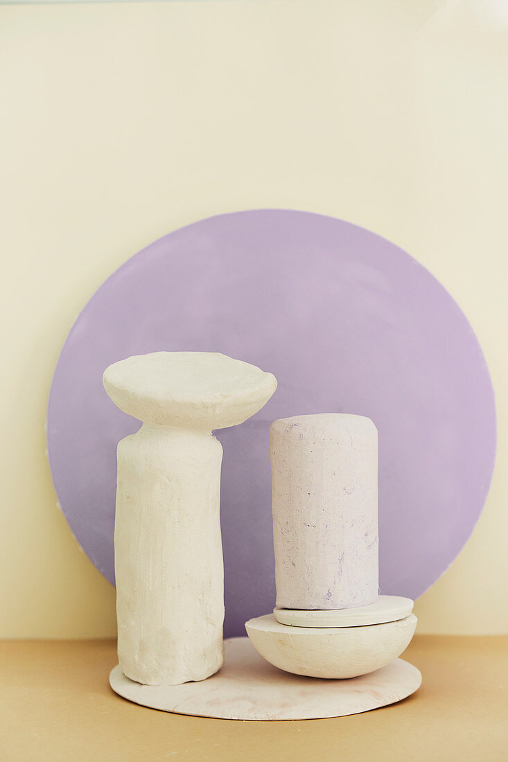 DIY plaster sculptures