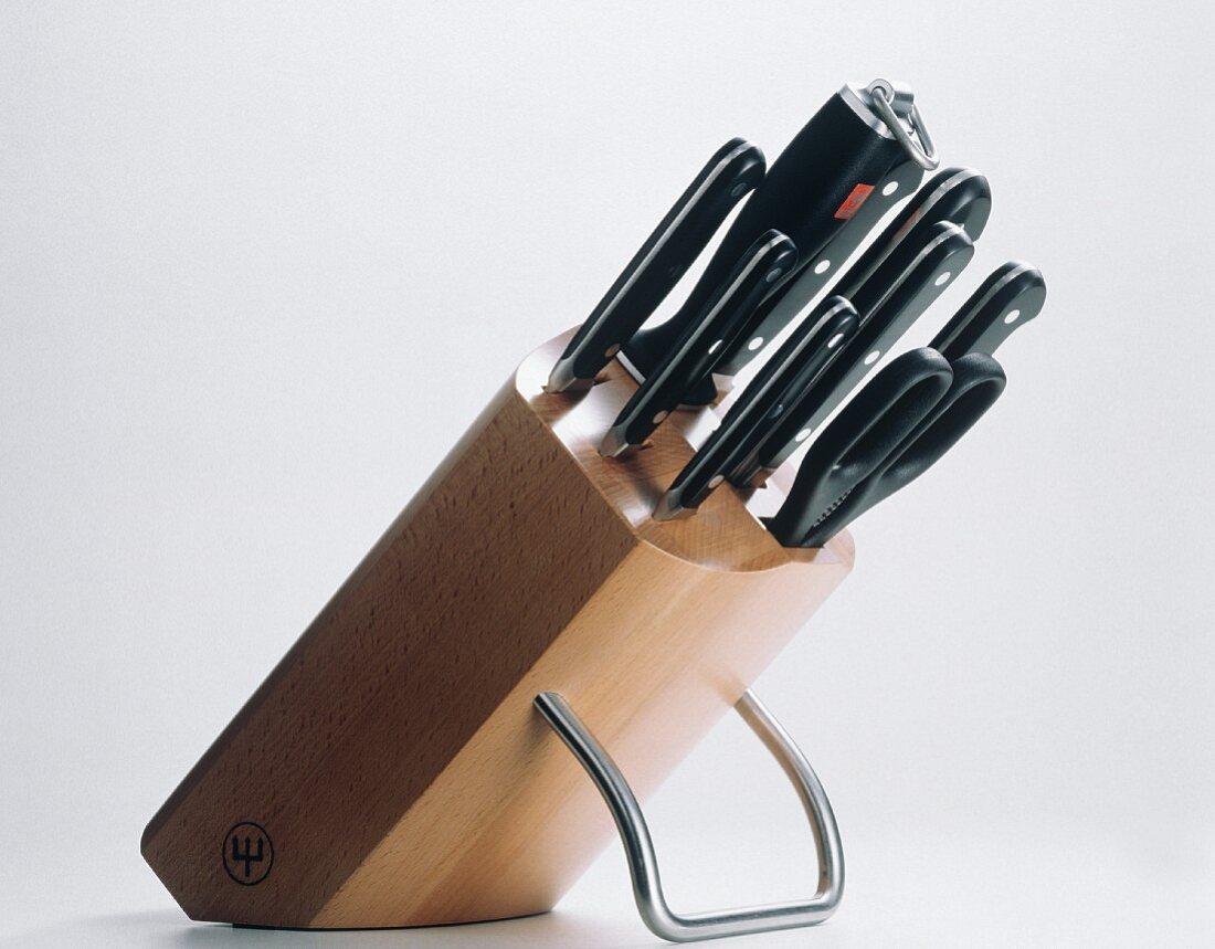 Knife Block with Assorted Knives