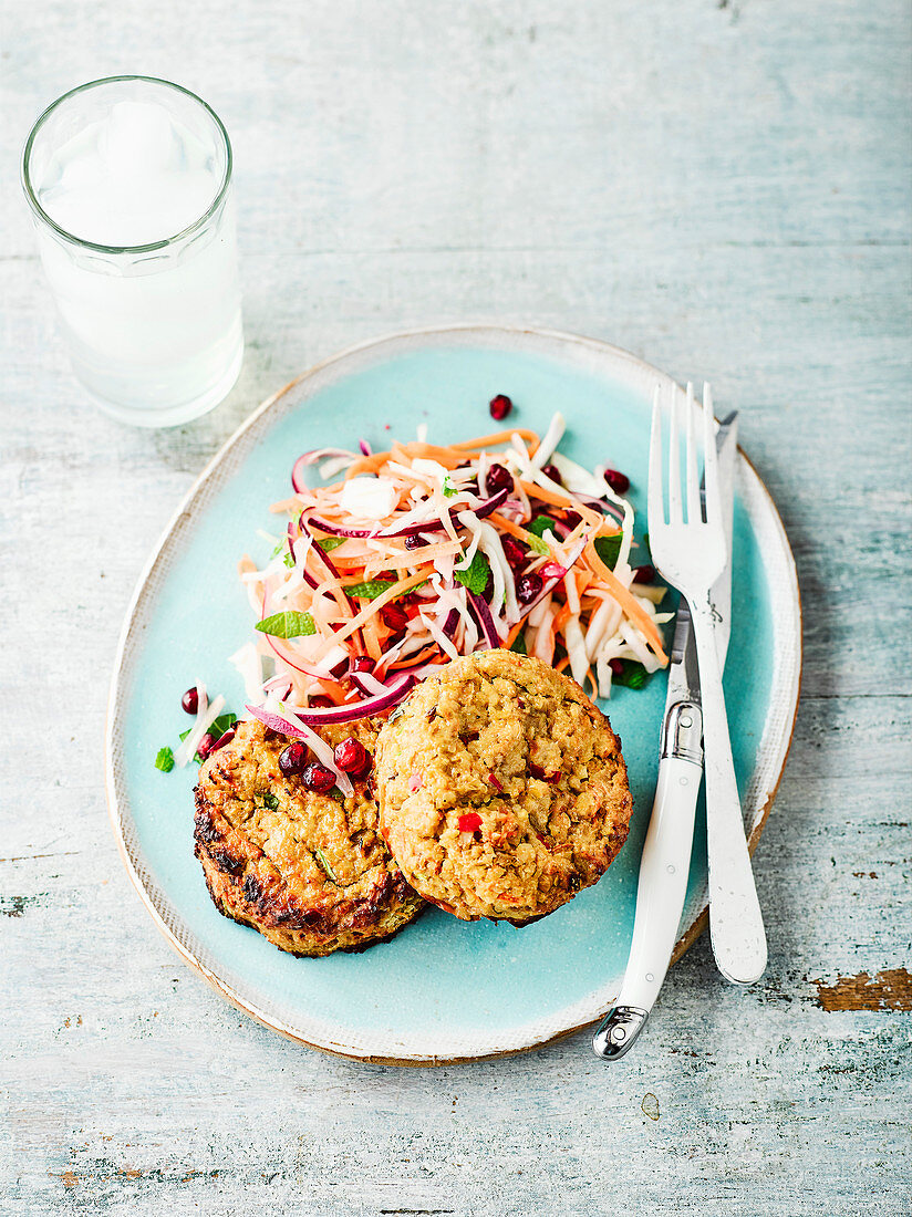 Miso Chickpea Burgers